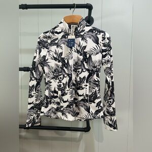 Tommy Bahama Active Long Sleeve Full Zip Top / Jacket UPF 50 NWT